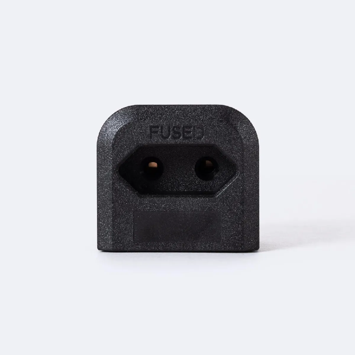 Ledkia Adaptateur de Prise Type E à Type G (UK) - Noir