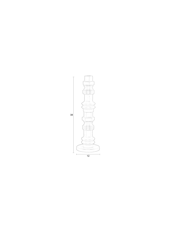 Zuiver Totem kandelaar medium Beige