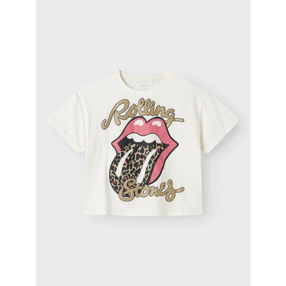 Køb Name It Cloud Dancer Nkffarda Rollingstones Ss Nreg Top Unv