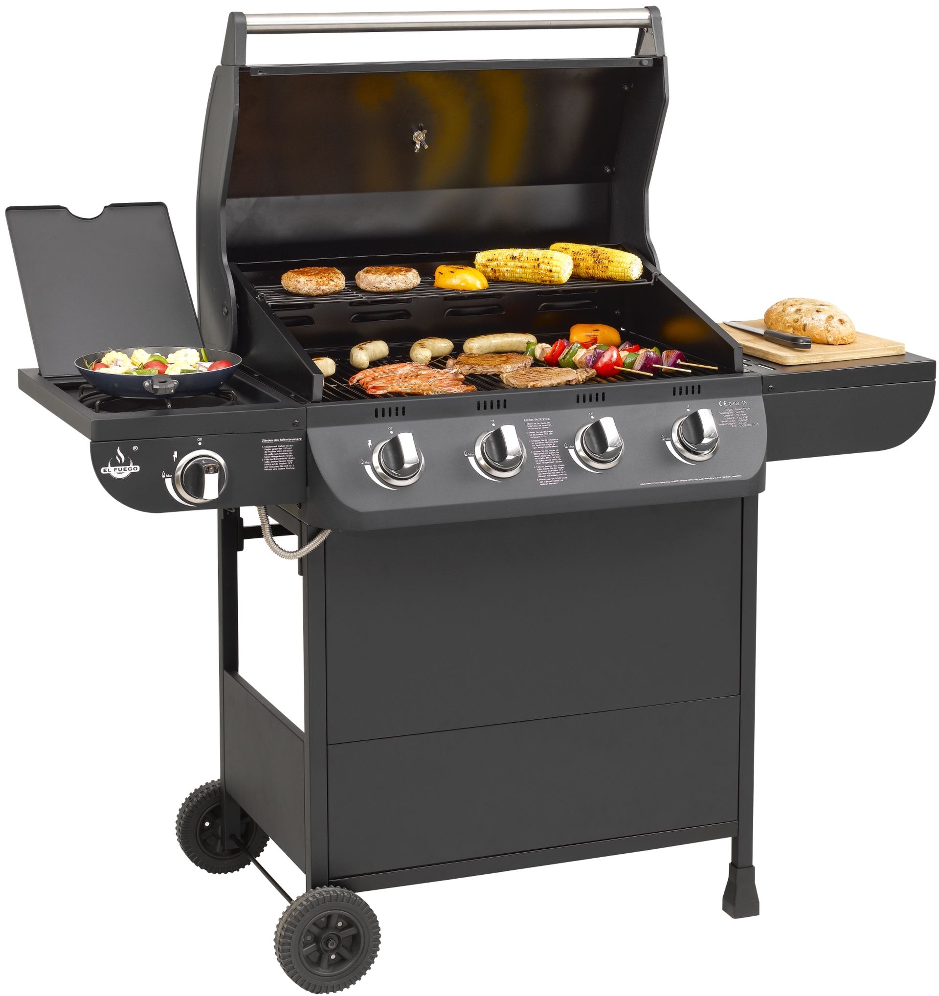 El Fuego Gasgrill Columbus 4+1