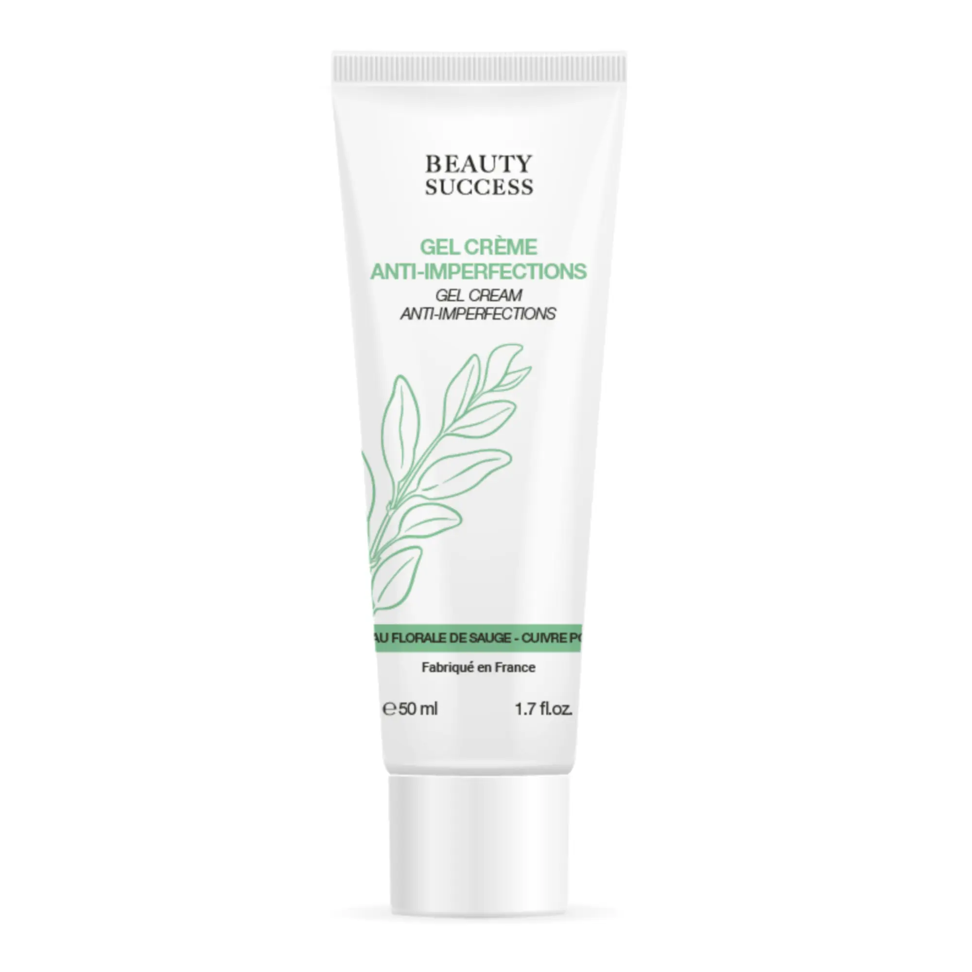 Beauty Success - Gel Crème Anti-Imperfections Gel Crème Traitant Visage 50ml - Soin de jour