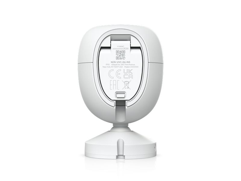 Ubiquiti Netzwerkkamera G6 Instant Weiss Plug-and-Play-Kamera mit 4K-WiFi-Verbindung, 1/1.8