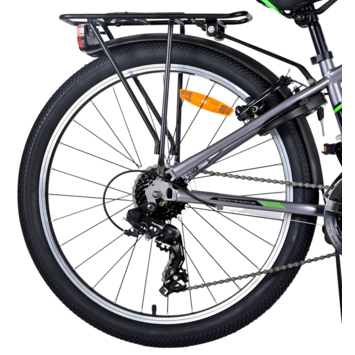 Volare Cross kinderfiets grijs 24 inch