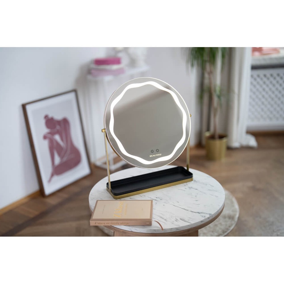 Beautifly - Rundt LED Spejl