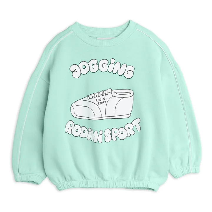 Mini Rodini Sweat Jogging Coton Bio | Bleu ciel