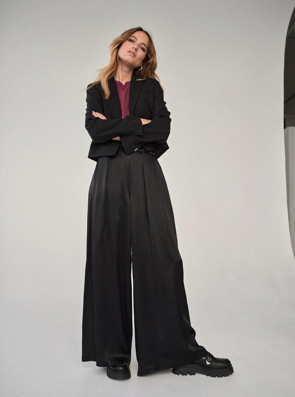 Mos Mosh  Luni Leia kort Blazer - sort