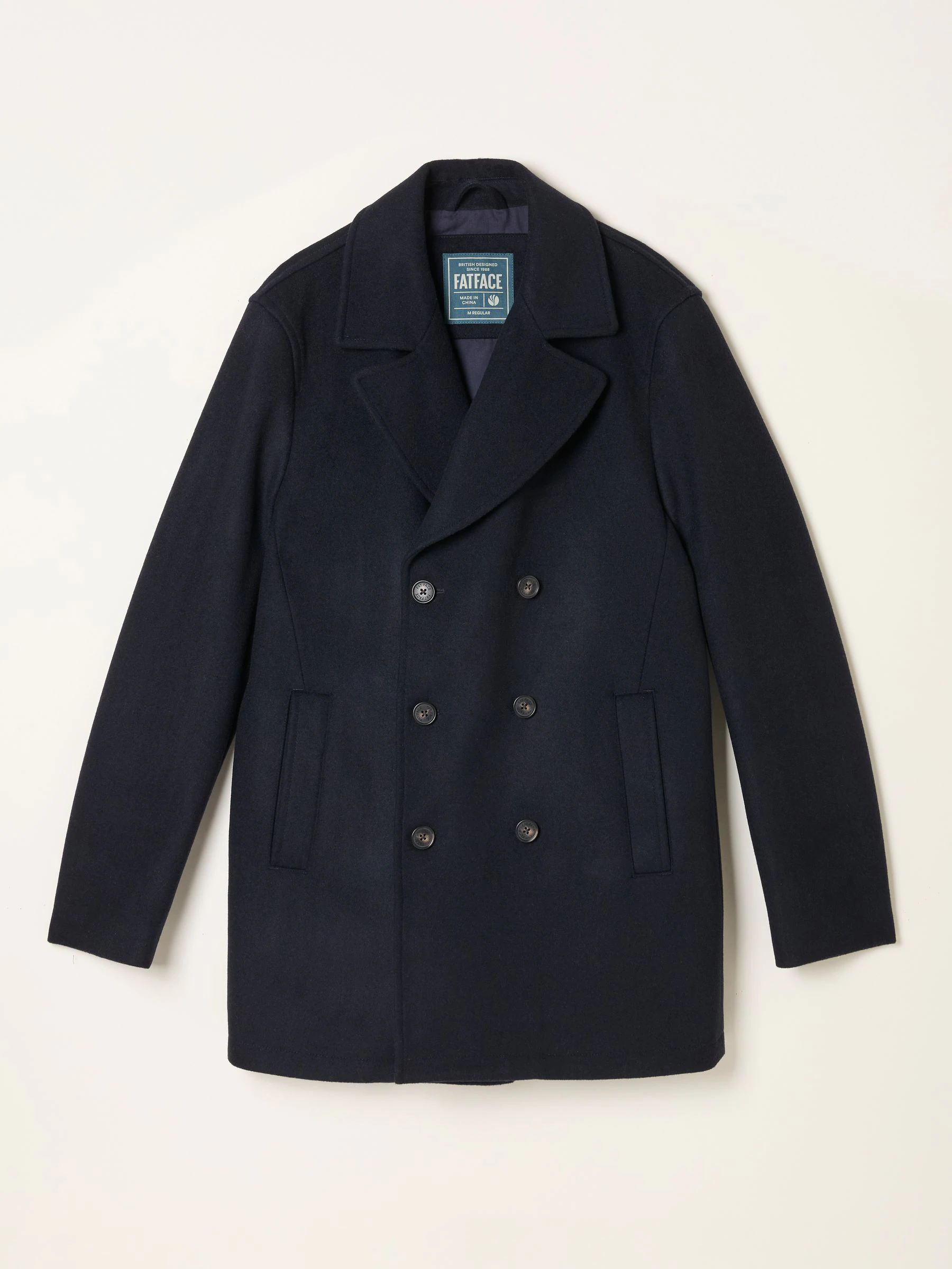 FatFace Wool Mix Peacoat