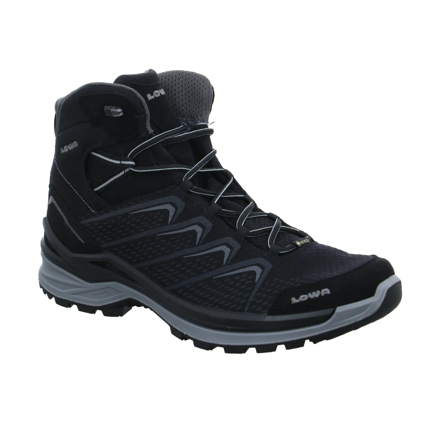 LOWA Walking + Outdoor Schwarz Lederimitat  Gore-Tex