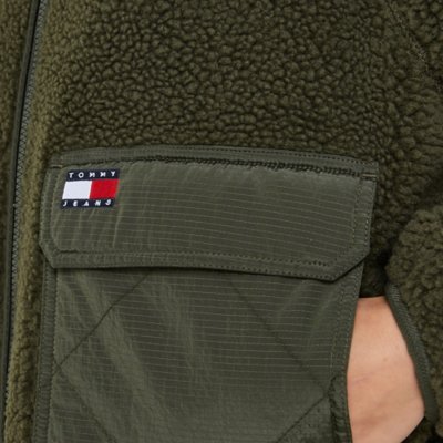 Veste femme Tjw Crp Teddy Mix Clrblk TOMMY HILFIGER