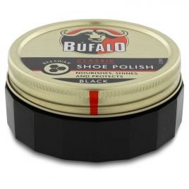 Bufalo Klassieke zwarte schoensmeer bijenwas