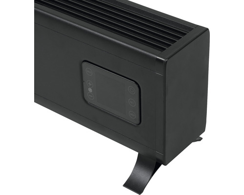 Convector EUROM Alutherm 112,5 x 21 cm 2000 W zwart