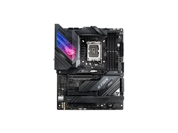 ASUS ROG STRIX Z690-E GAMING WIFI - Bundkort - ATX - LGA1700 sokkel - Z690 Chipset - USB-C Gen 2x2, USB-C Gen2, USB 3.2 Gen 1, USB 3.2 Gen 2 - 2.5 Gigabit LAN, Wi-Fi, Bluetooth - onboard grafik (CPU påkrævet) - HD Audio (8-kanaler)