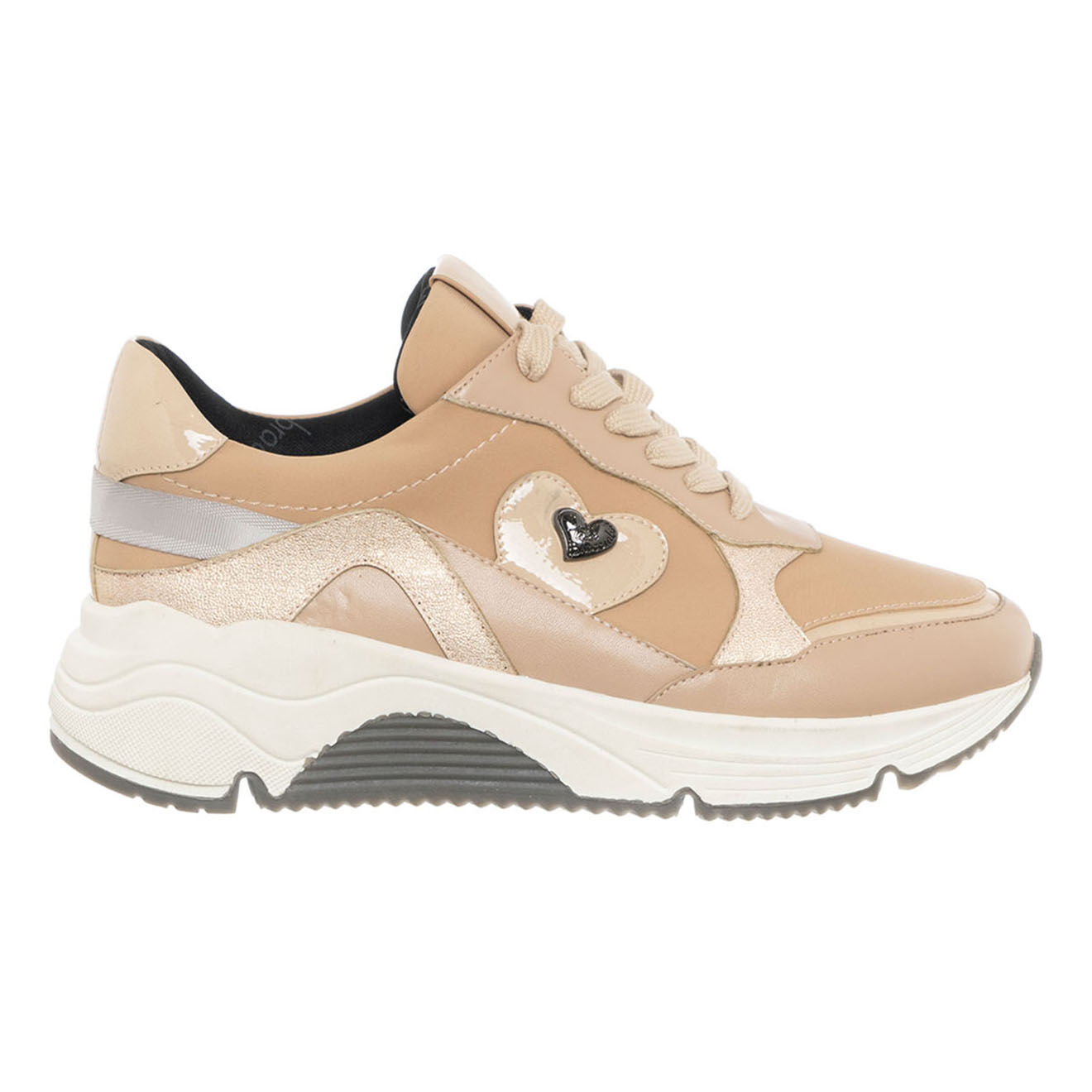 Tua By Braccialini Sneakers en Cuir Eliz beiges
