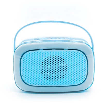 Lalarma Karaokesett med LED-lys & 2 Mikrofoner, Blå