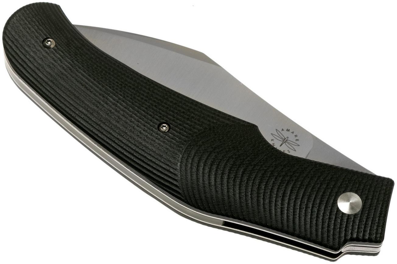 Amare Knives Folding Creator 202001 Black zakmes, Tashi Bharucha design