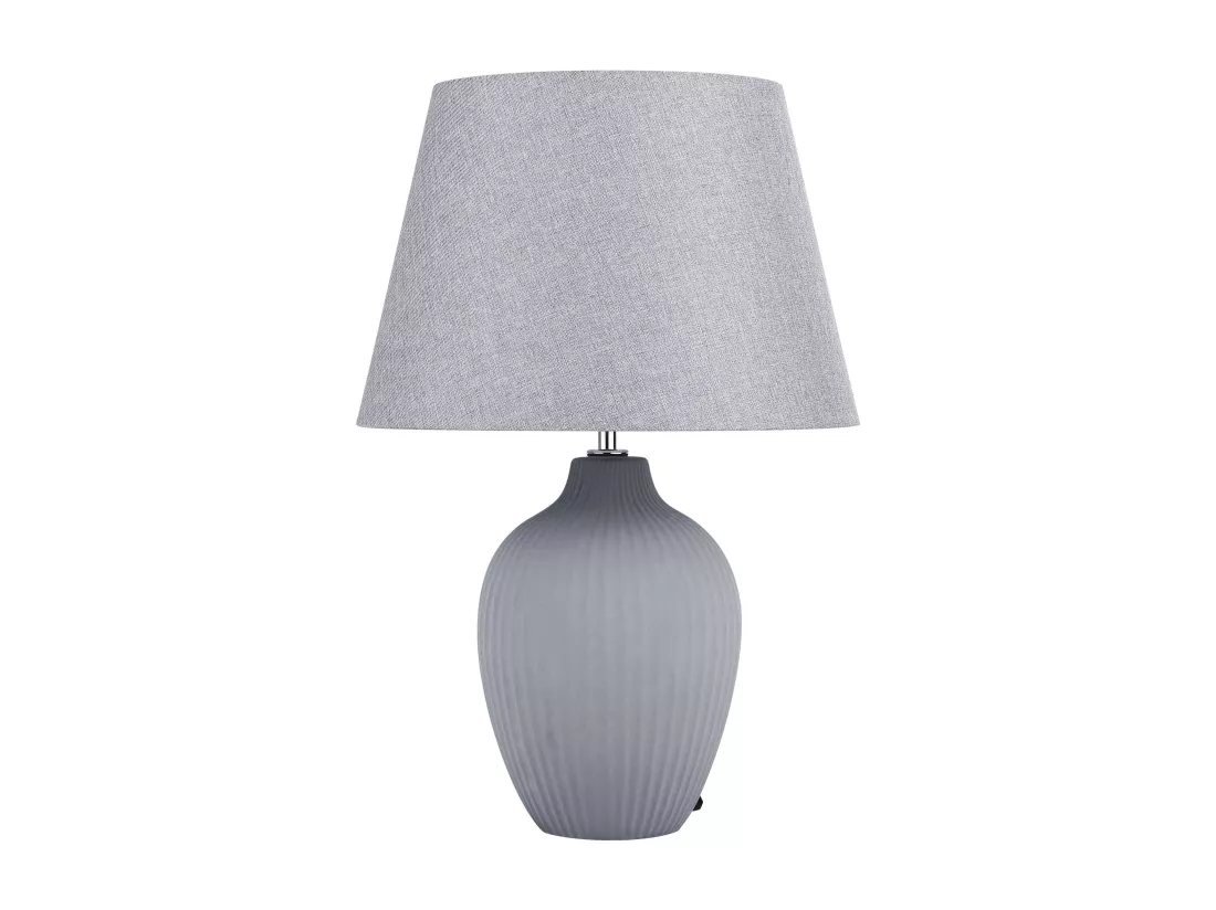 Lampe à poser FERGUS Céramique Gris
