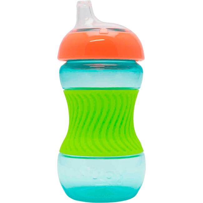 Nuby Mini Easy Grip Drinkbeker Siliconen Huls Groen 180 ML