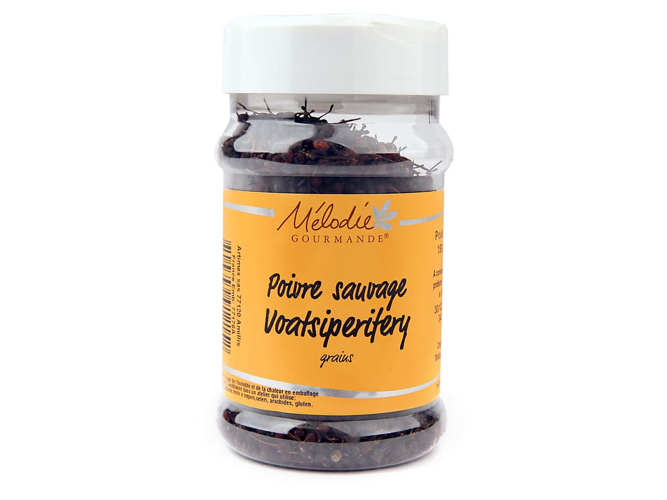 Poivre sauvage de Madagascar (Voatsiperifery) - 150 g - Mélodie Gourmande