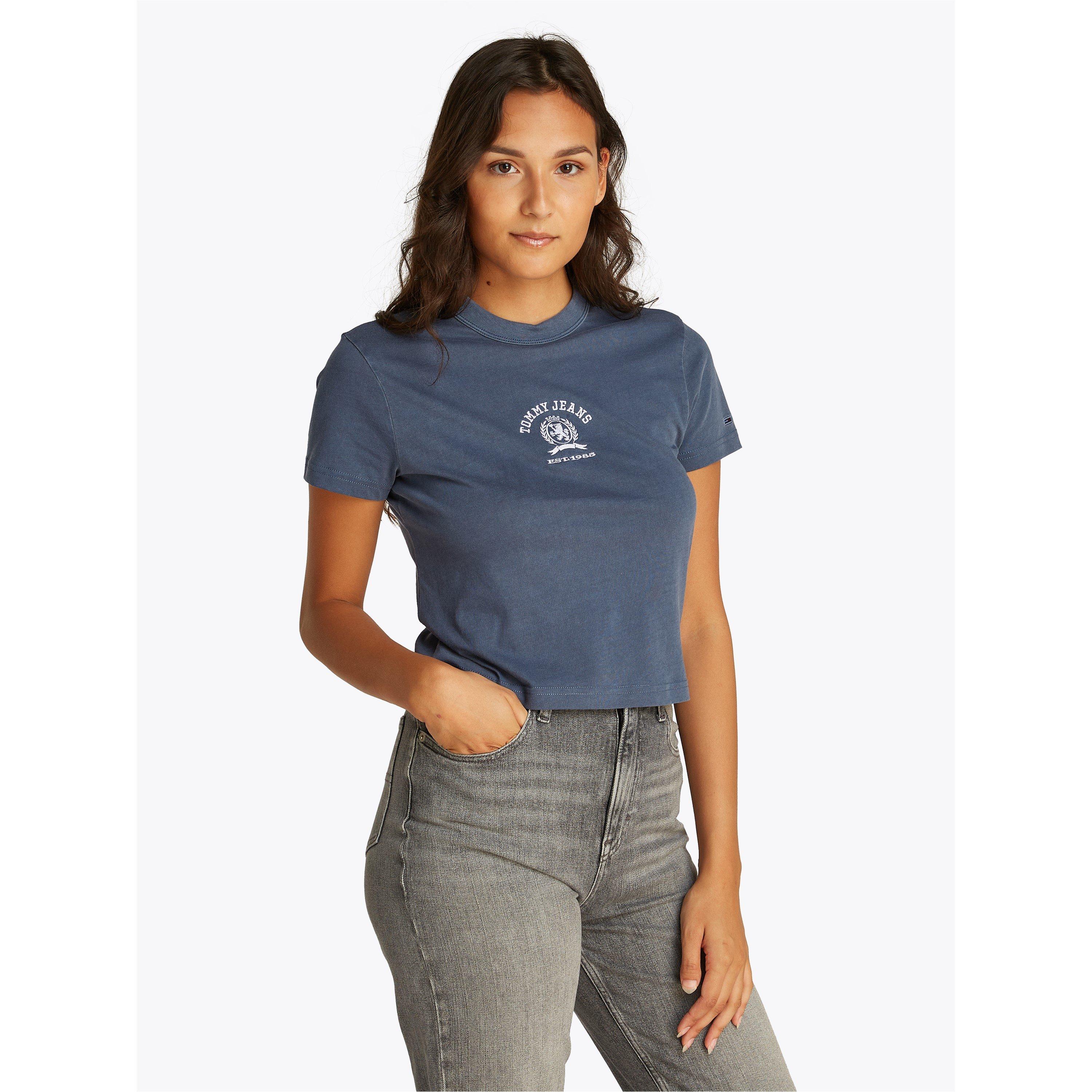 Tommy Jeans TJW REG SH VARSITY CREST TEE