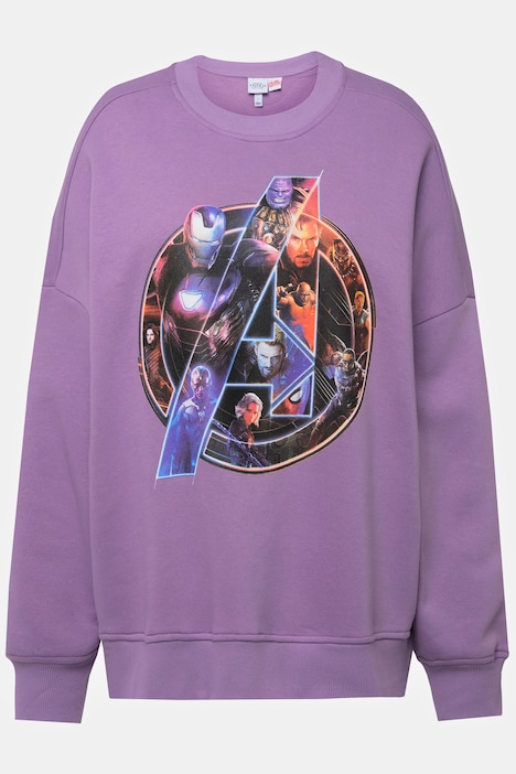 Sweatshirt Marvel, oversized, Rundhals, Langarm, Unisex