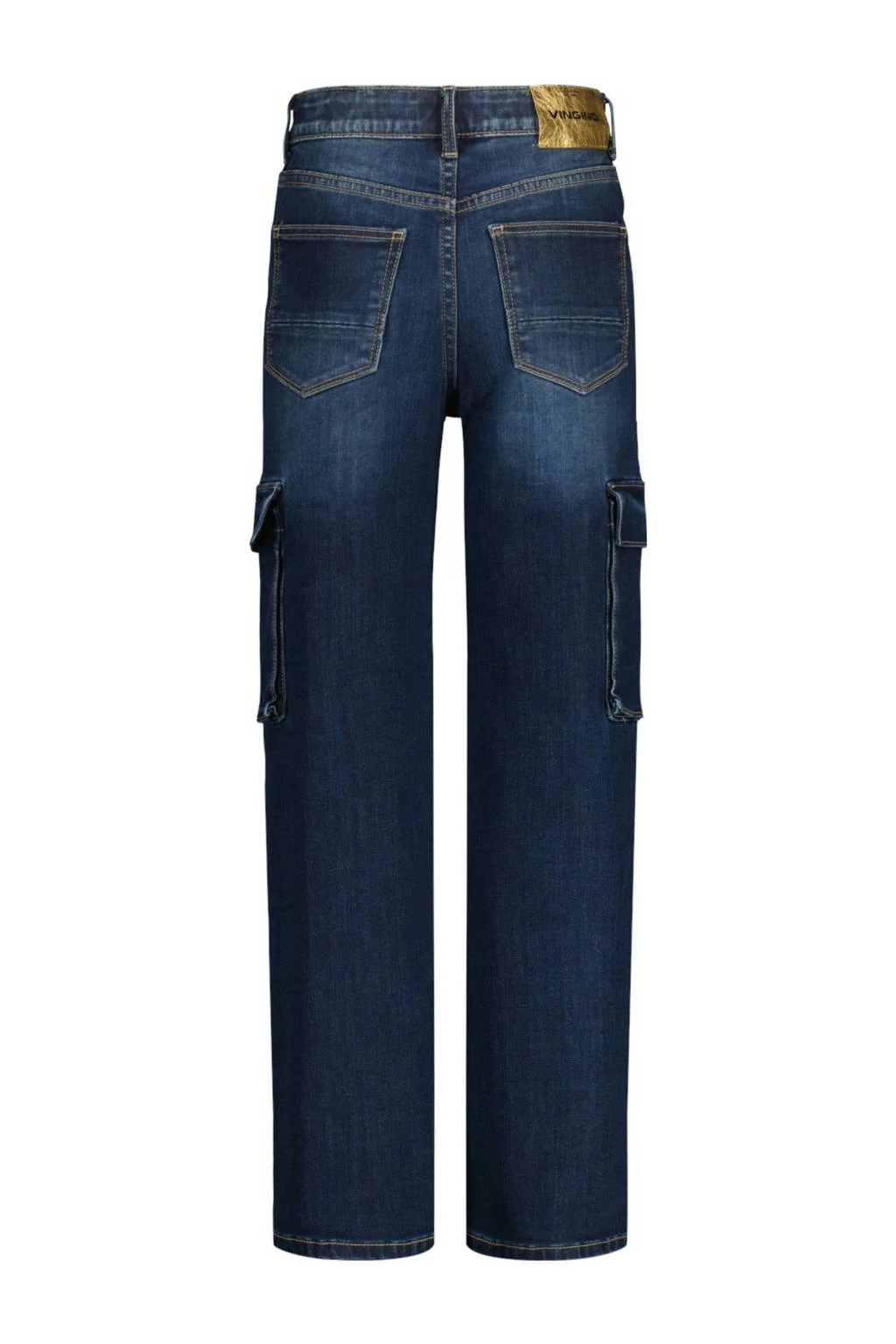 Vingino wide leg jeans dark blue denim