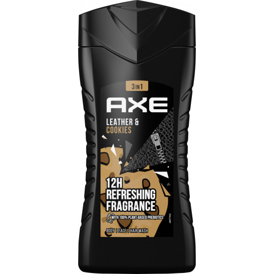 Axe Duschgel 3in1 Leather & Cookies 250ML