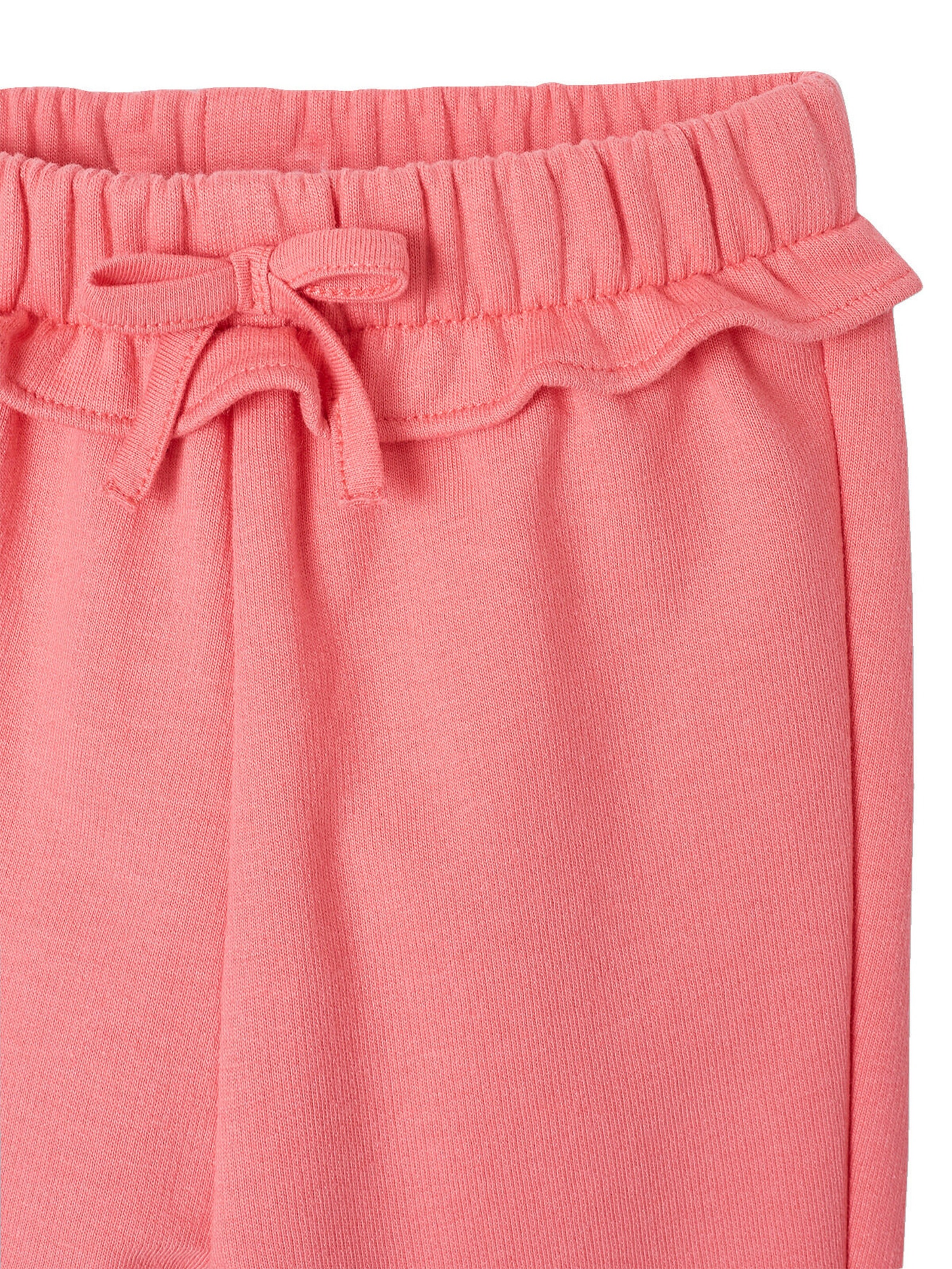 Vertbaudet Mädchen Baby Sweathose BASIC mit Recycling-Polyester rosa