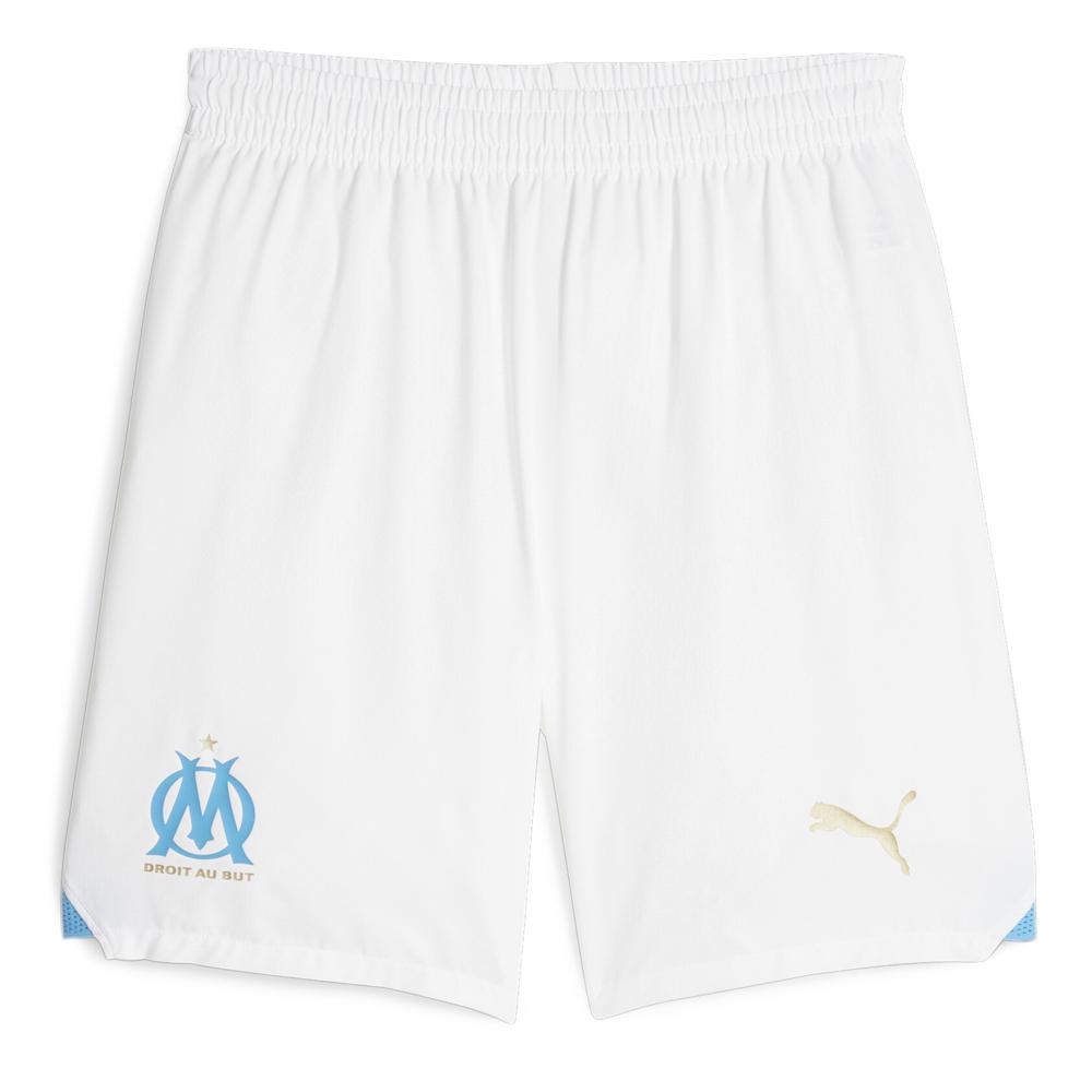 Puma OM Short de Foot Blanc Homme Puma 2023/24