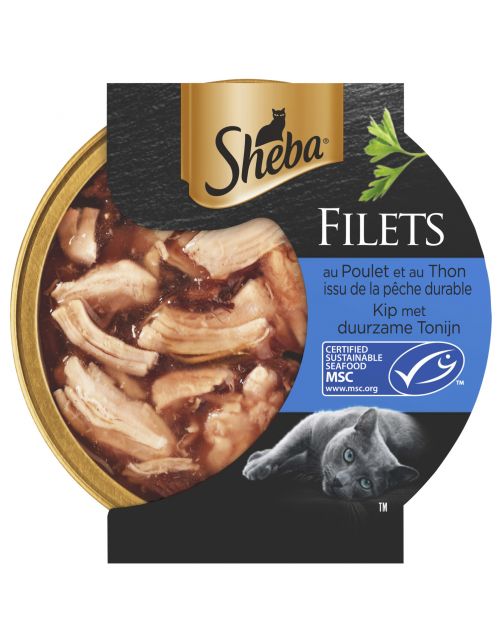 Sheba Filets In Saus 60 g - Kattenvoer