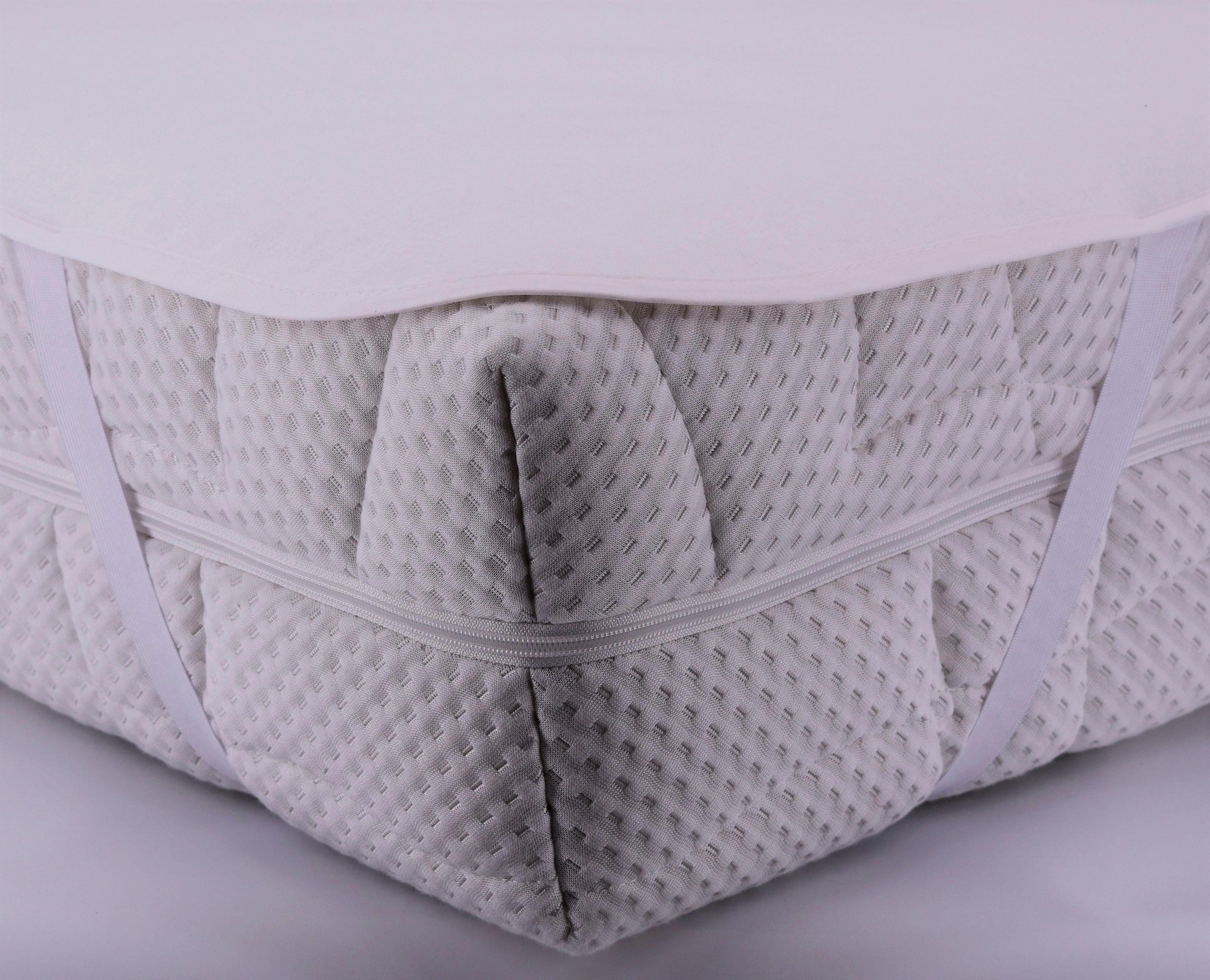 SETEX Matratzenauflage »PU-Sandwich, 90x200 cm, 140x200 cm und weiteren Grössen« innenliegende Nässesperre, Allergiker geeignet (Hausstauballergiker)