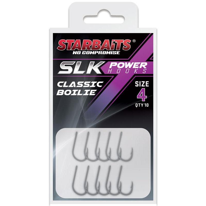 Hamecon Carpe Starbaits Power Hook Ptfe Coated Classic Boilie - Par 10