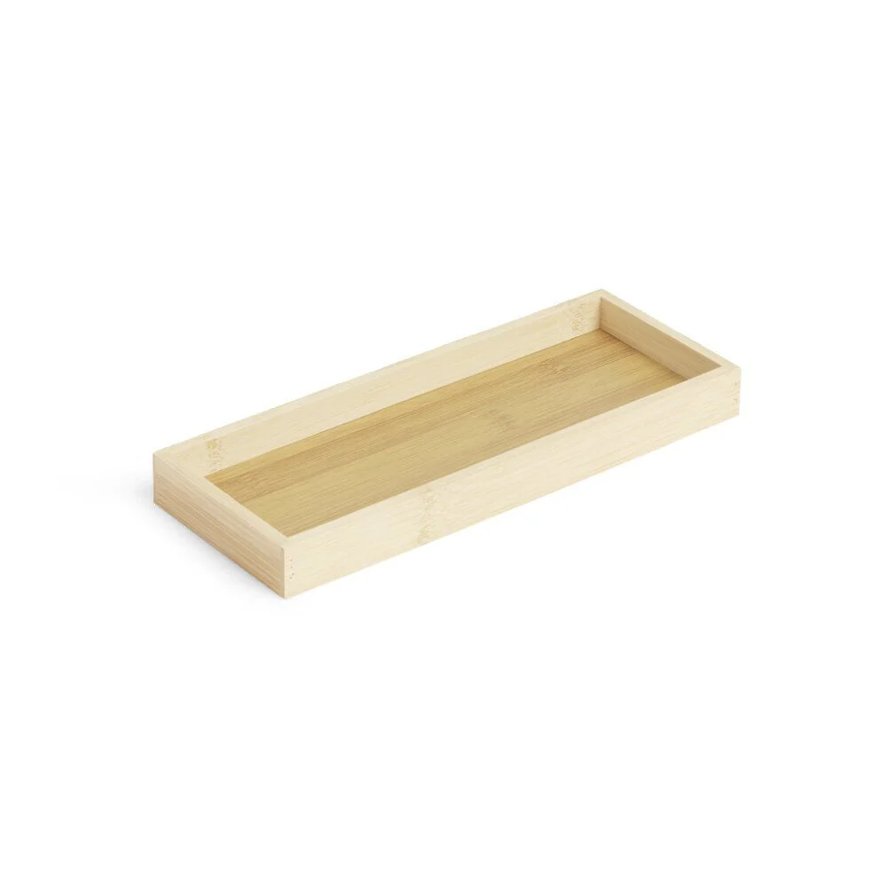 Rangement cosmétique en bambou 25x9,5xép2,5cm