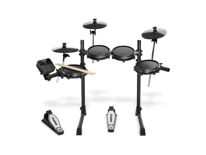 Alesis E-Drum Turbo Mesh Kit Siebenteiliges E-Drum Kit mit Mesh Heads