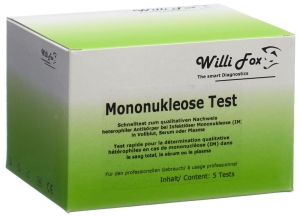 WILLI FOX Mononukleose Test, 5 Stück