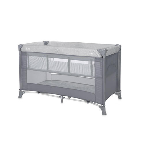 Lit parapluie TORINO 2 hauteurs Gris - LORELLI