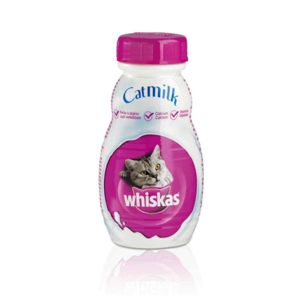 Whiskas Kattenmelk Flesje 3 x 200 ml