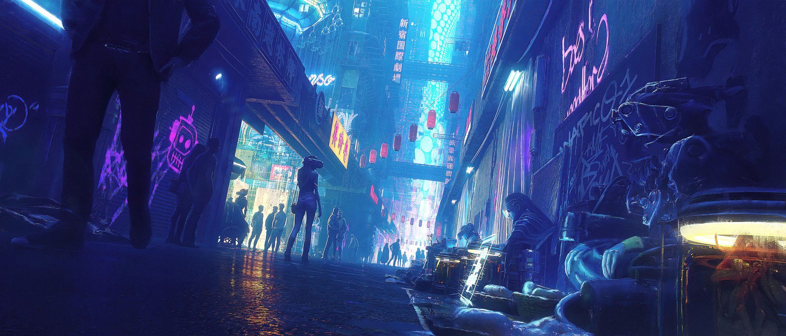 Cyber Street by Arnaud Imobersteg - Limited Edition. Edition of: 150. Signed.