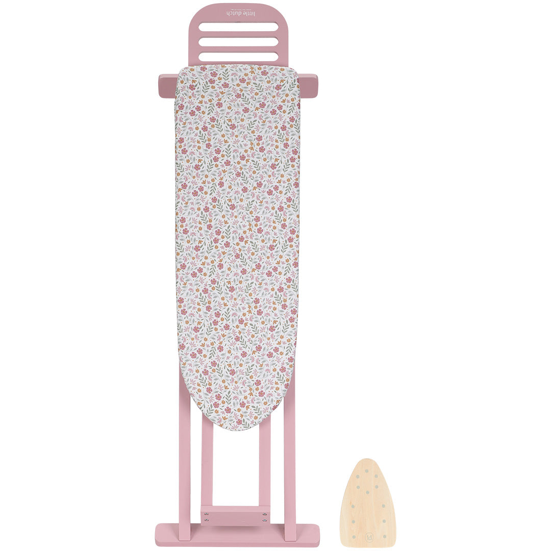 little dutch strijkplank met strijkijzer - roze