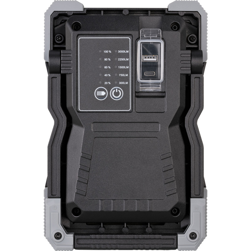 Brennenstuhl LED oplaadbare krachtstraler met accu en USB IP65 30W 3000lm 6500K