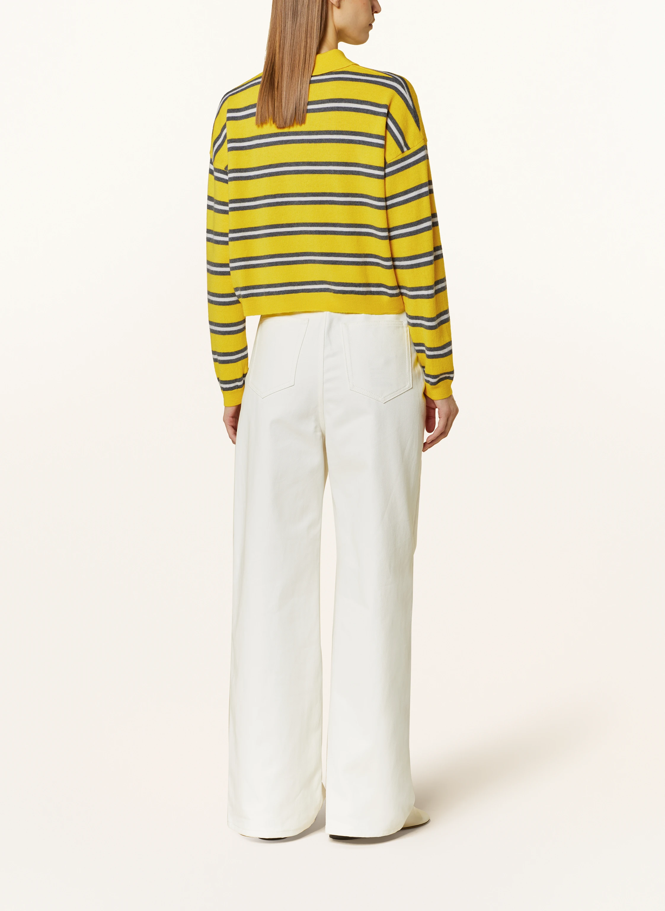 LOEWE Strick-Poloshirt aus Leinen