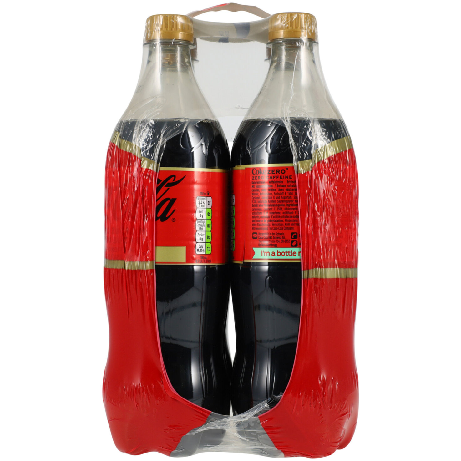 Coca Cola Zero koffeinfrei 4x90cl -360cl