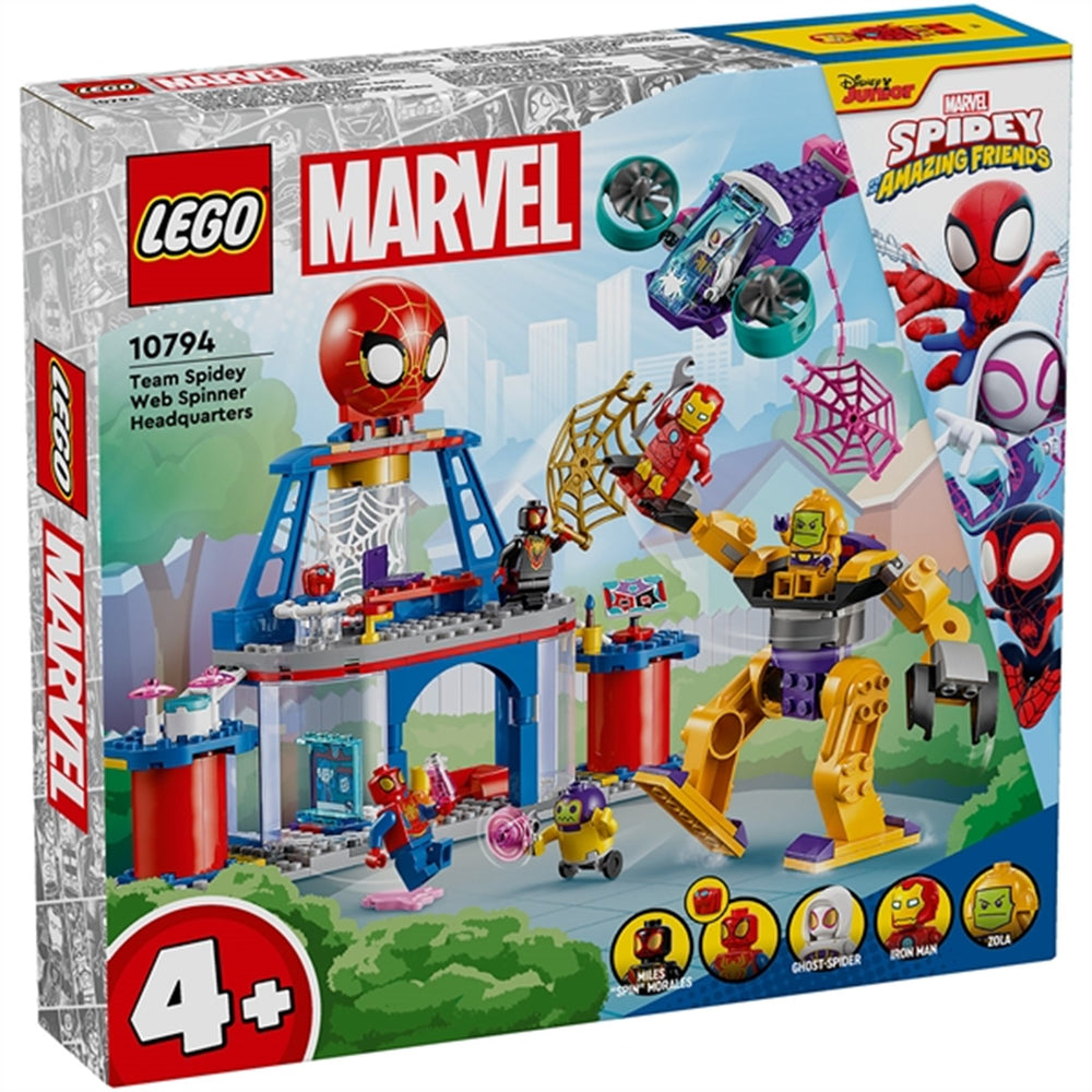 Køb LEGO® Marvel Team Spideys Netspinder Hovedkvarter