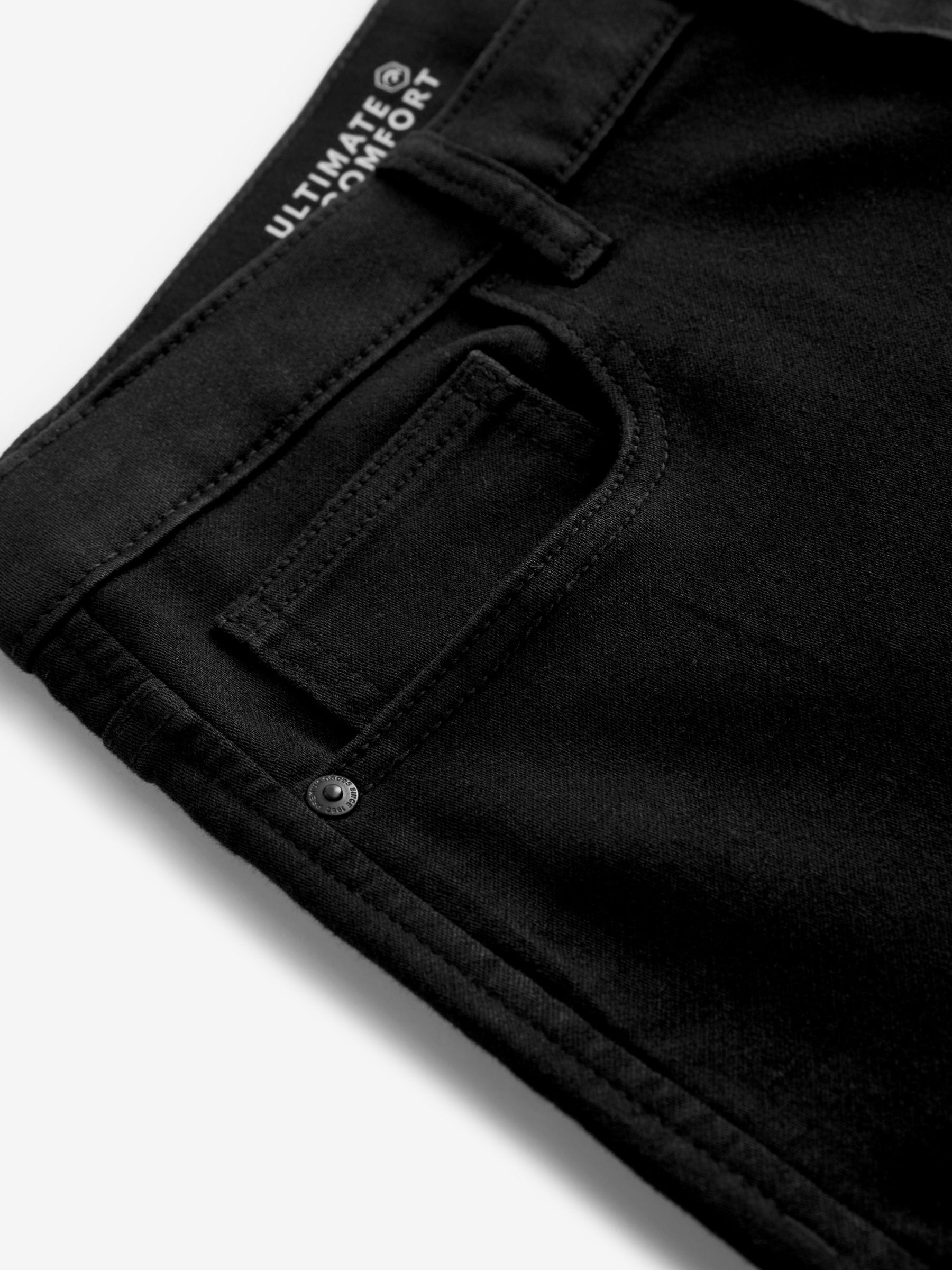 Zwart - Strakke Pasvorm - Comfortabele stretchjeans