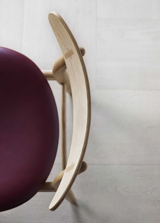 Carl Hansen & Son CH30P Stoel geolied eiken, Leather Sif 93