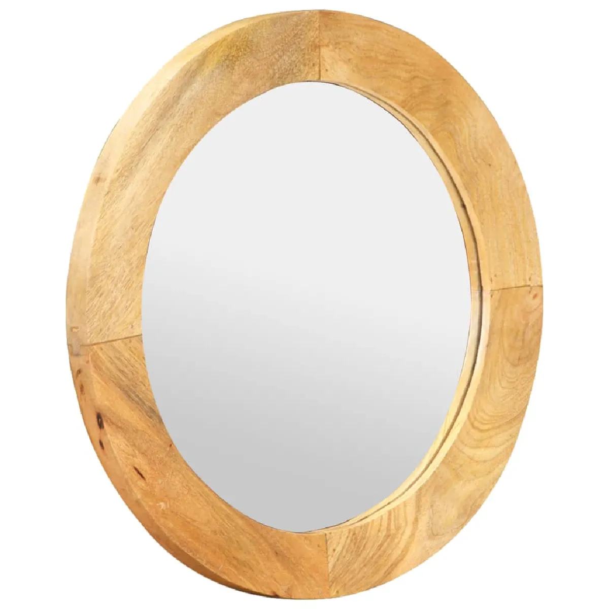 Helloshop26 Coiffeuse bois de manguier solide - 100 x 50 cm