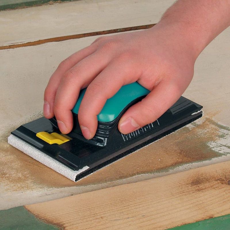 Wolfcraft - Handschuurblok - Universeel - 2-componenten Greep - 93 x 230 Mm
