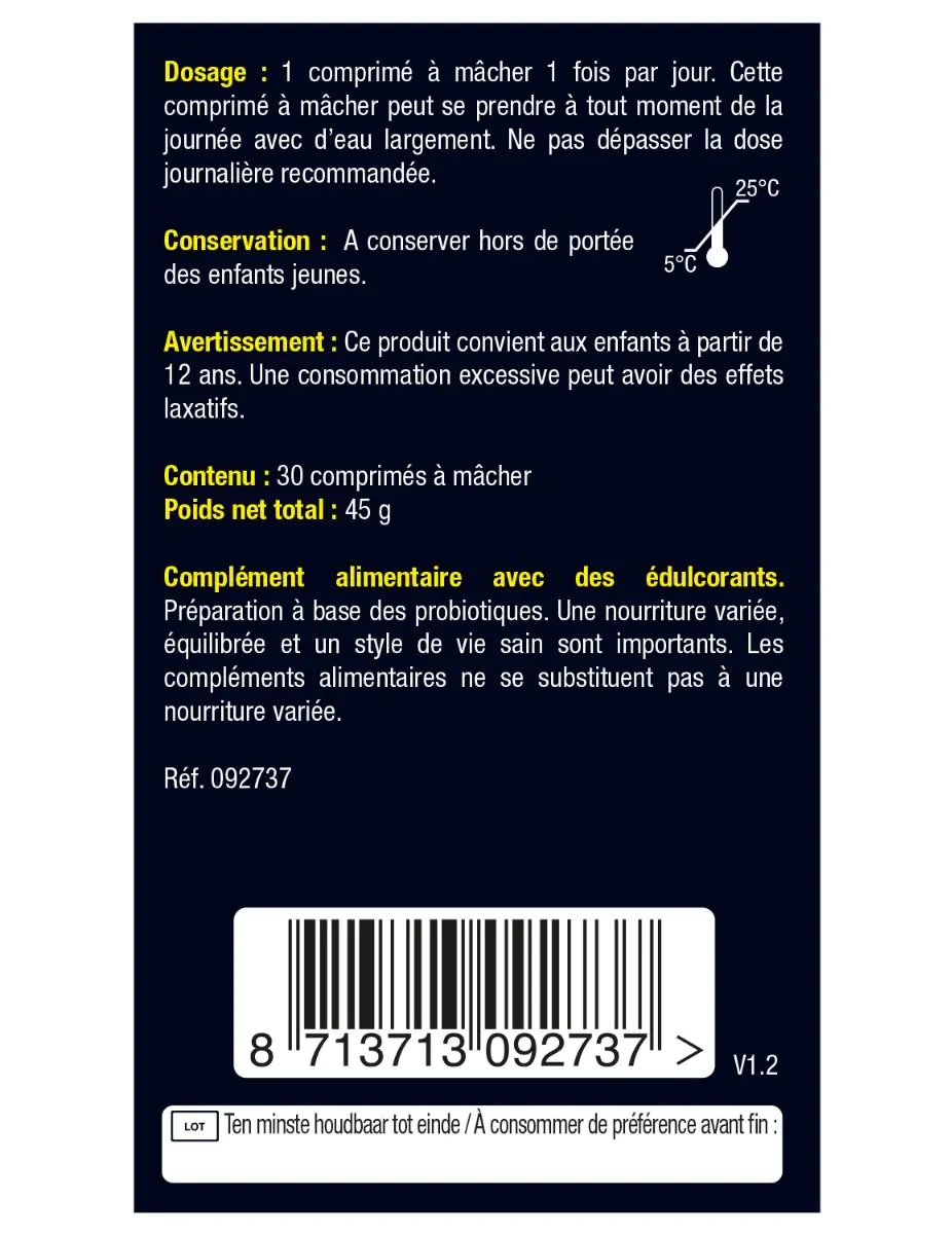 BioticoMel 30 kauwtabletten (THT 06-2027)