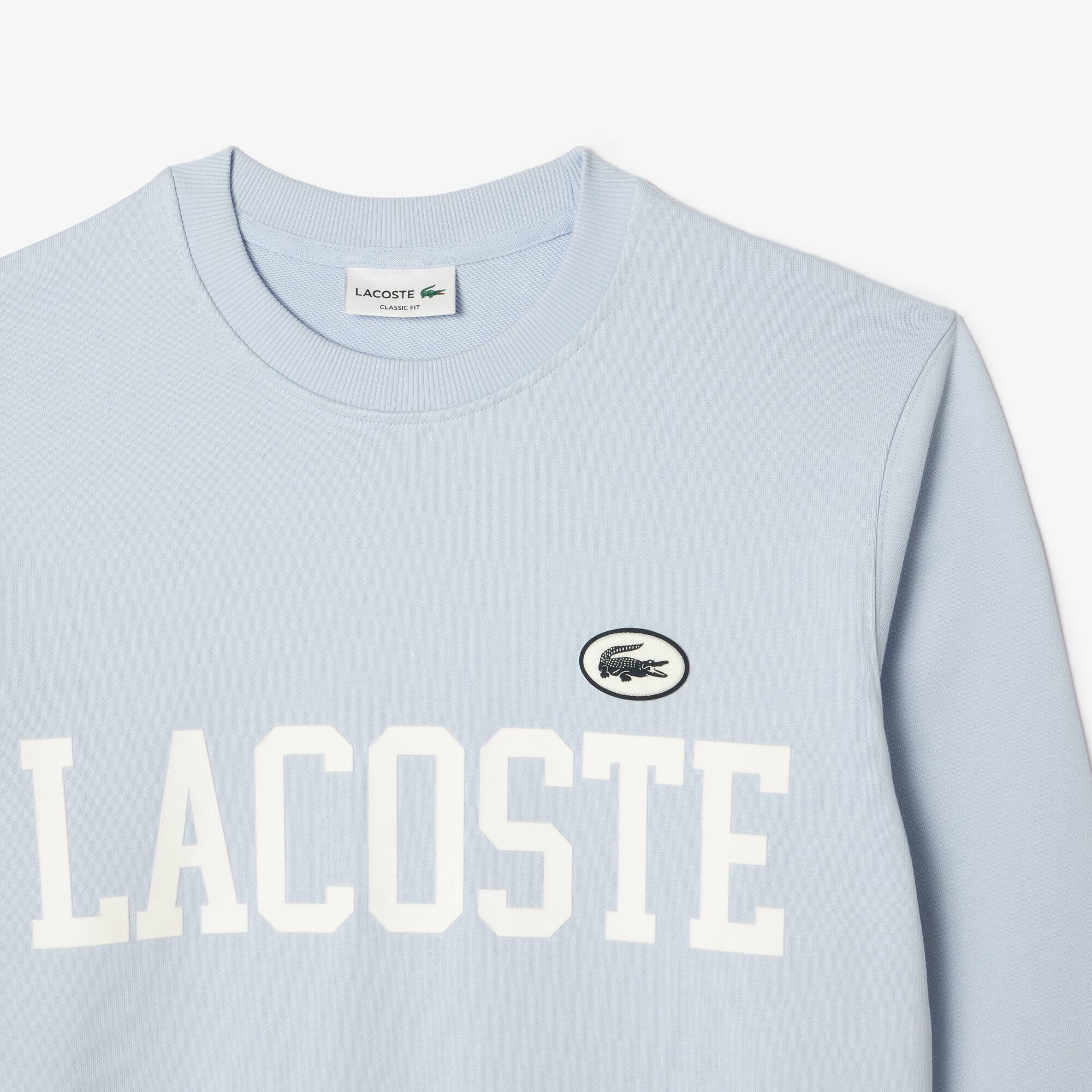 LACOSTE Jogging-Sweatshirt aus Flocken-Fleece Sweatshirts - Blau - Lacoste - Herren