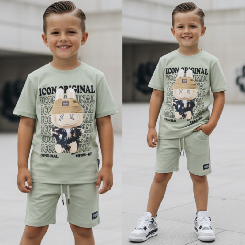 Icon monster set - groen