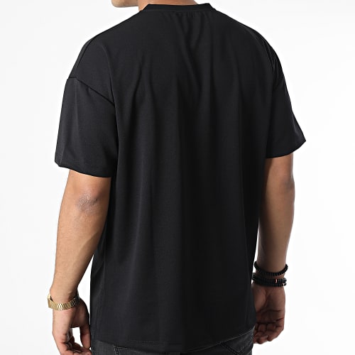 Tee Shirt Oversize Large Poche Noir